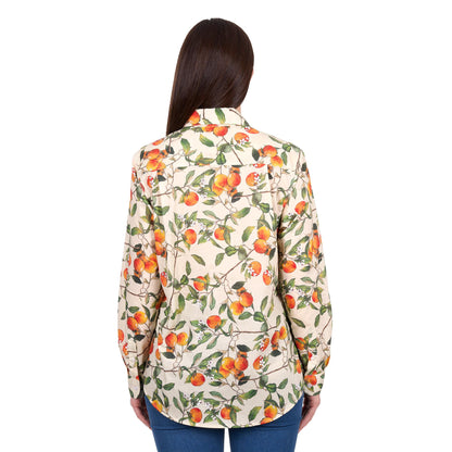 HARD SLOG WOMENS ZIA HALF BUTTON SHIRT