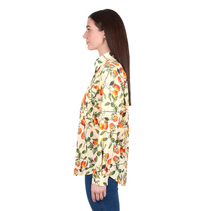 HARD SLOG WOMENS ZIA HALF BUTTON SHIRT