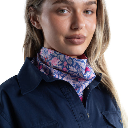JUST COUNTRY CARLEE DOUBLE SIDED CHRYSANTHEMUM SCARF
