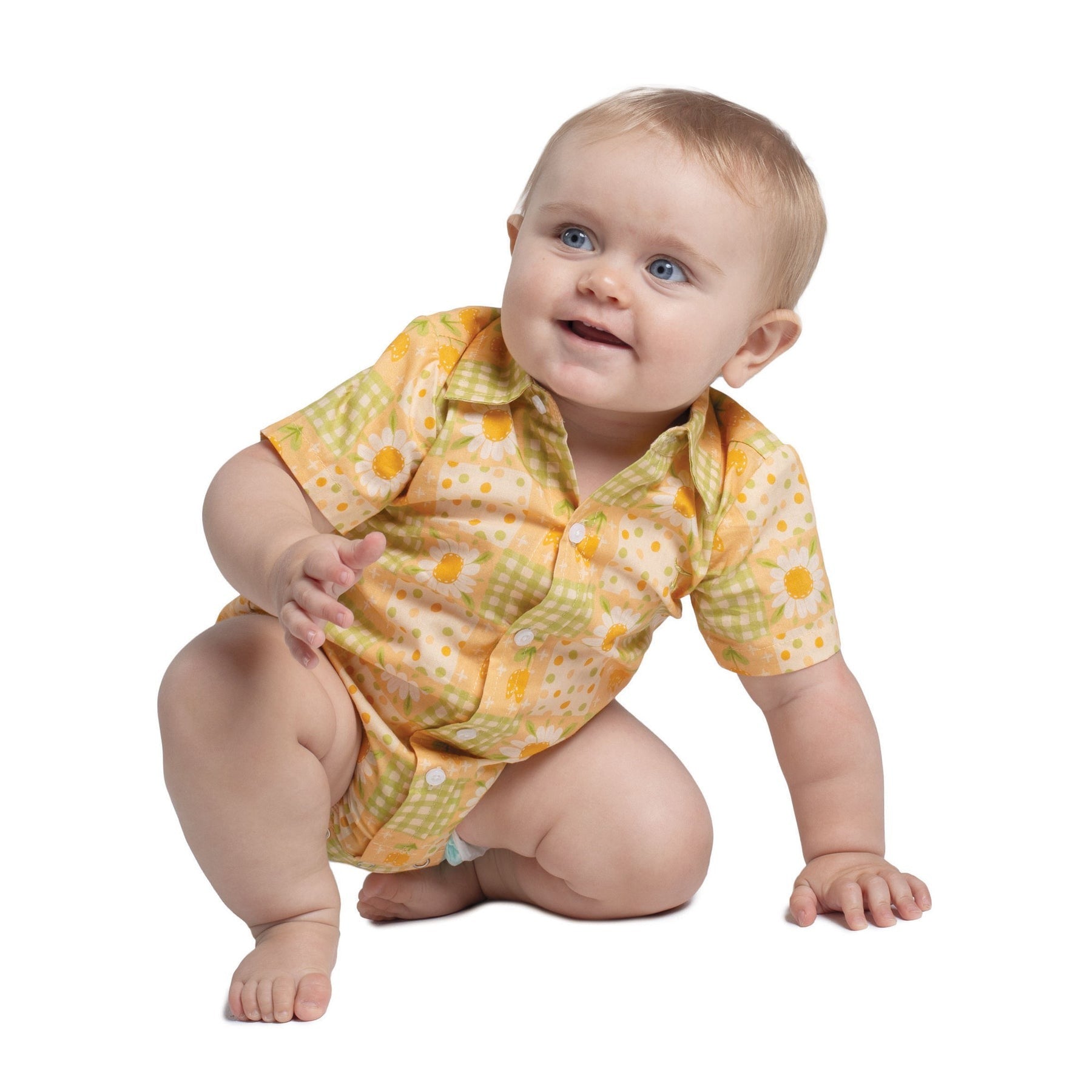 JUST COUNTRY INFANT FRANKIE LEMON DAISIES JUMPSUIT-Ranges Country