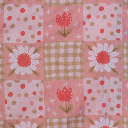 JUST COUNTRY INFANT FRANKIE PEACH DAISIES JUMPSUIT