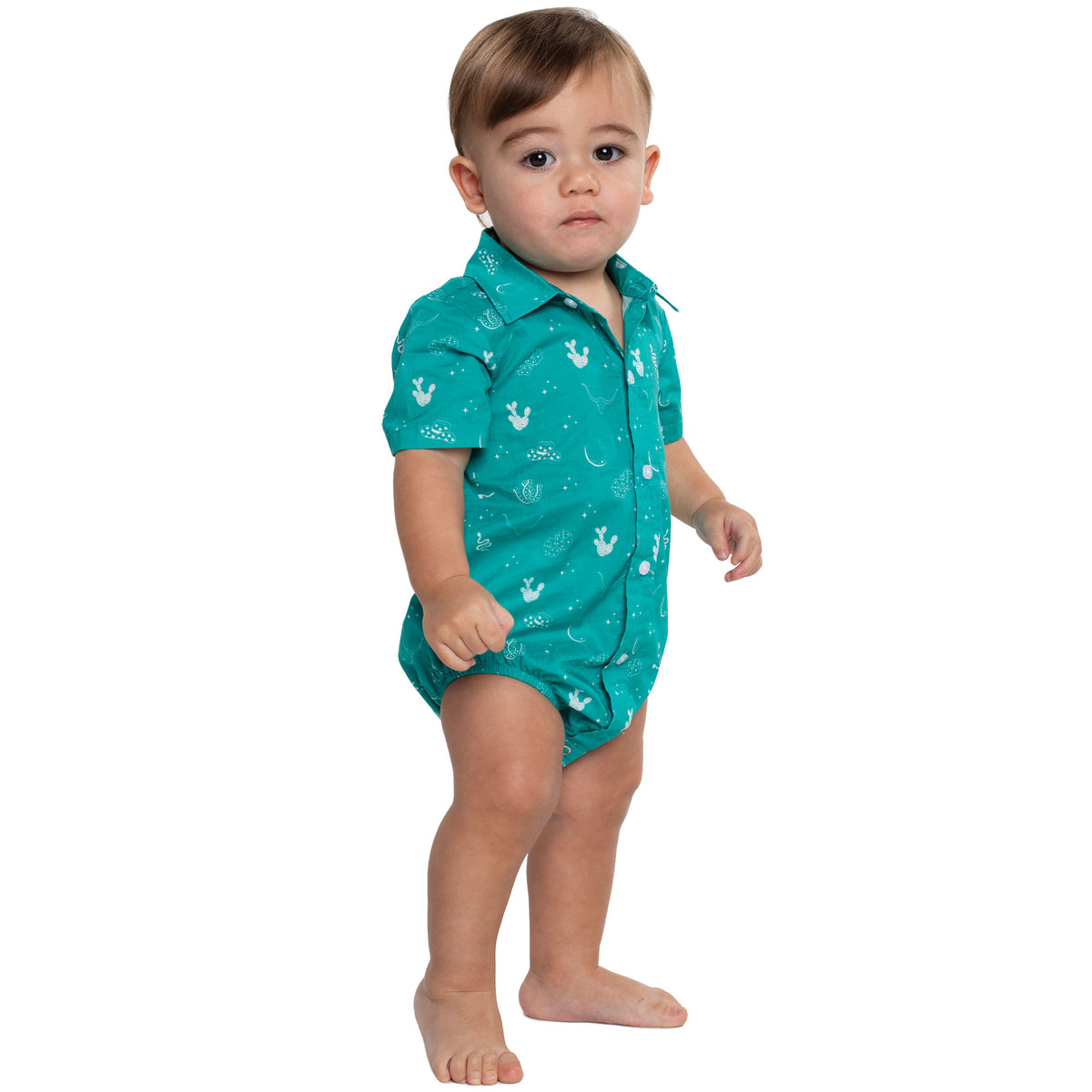 JUST COUNTRY INFANT FRANKIE WESTERN PRINT JUMPSUIT-Ranges Country