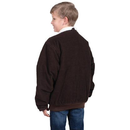 JUST COUNTRY KIDS DIAMANTINA SHERPA CORDUROY JACKET