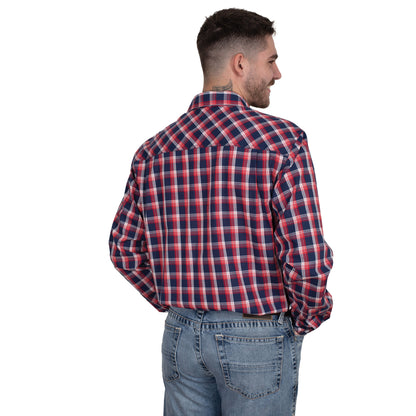 JUST COUNTRY MENS AUSTIN FULL BUTTON PLAID SHIRT