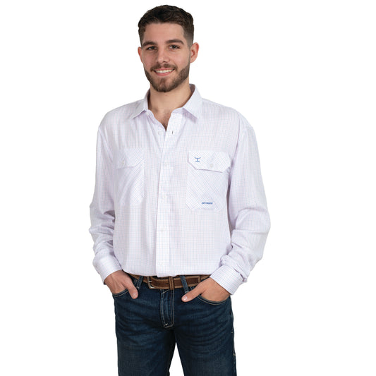 JUST COUNTRY MENS EVAN BAMBOO SHIRT-Ranges Country