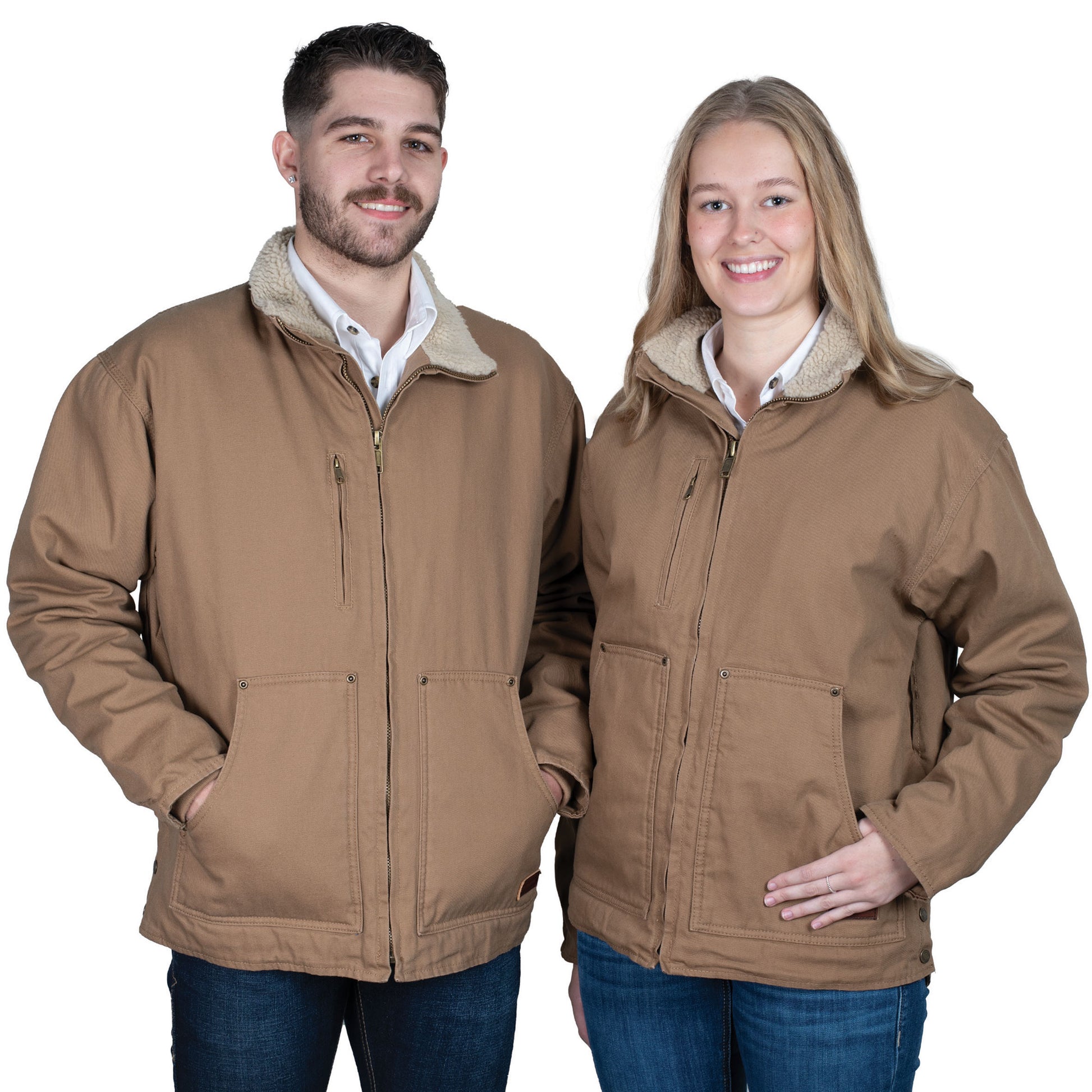 JUST COUNTRY UNISEX DIAMANTINA SHERPA JACKET-Ranges Country