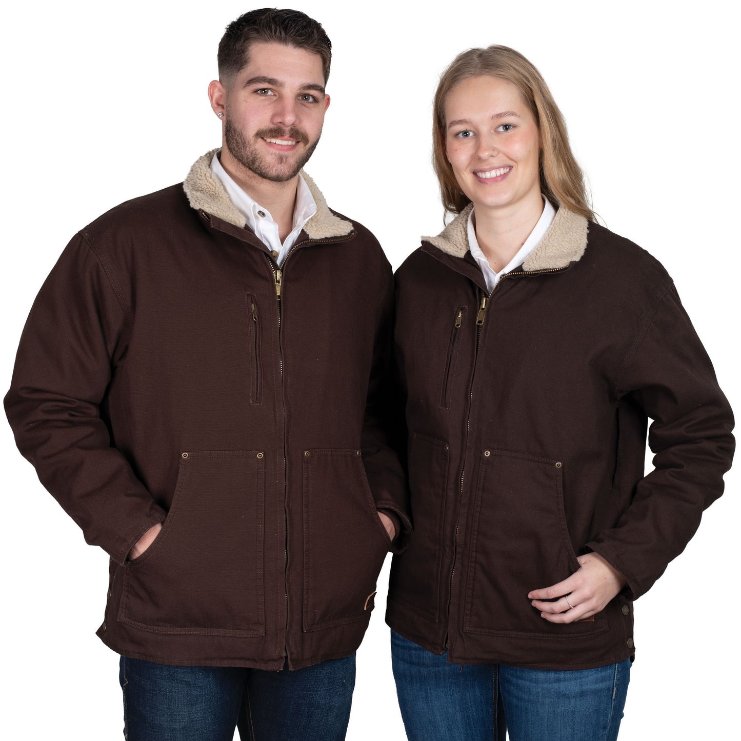 JUST COUNTRY UNISEX DIAMANTINA SHERPA JACKET-Ranges Country