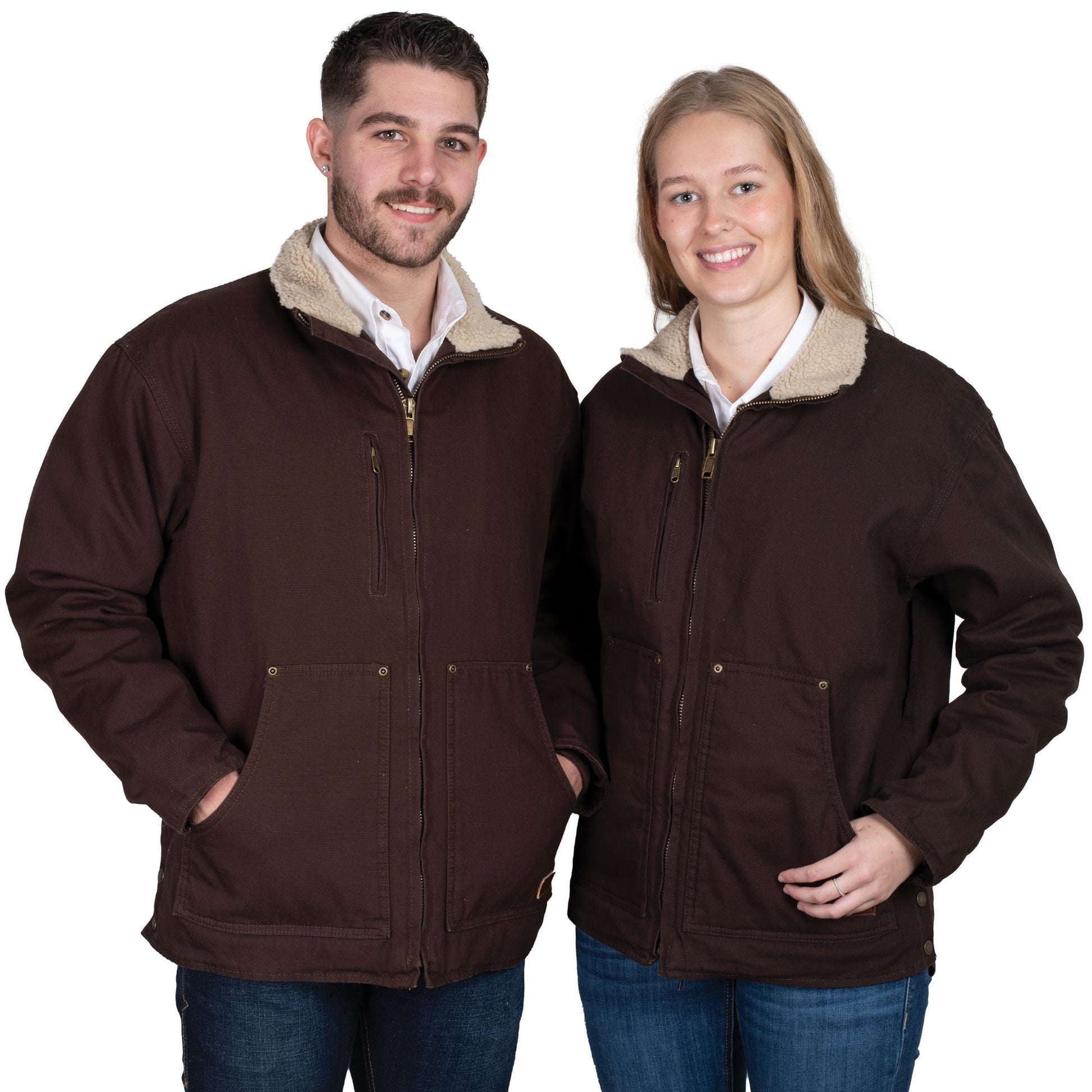 JUST COUNTRY UNISEX DIAMANTINA SHERPA JACKET-Ranges Country
