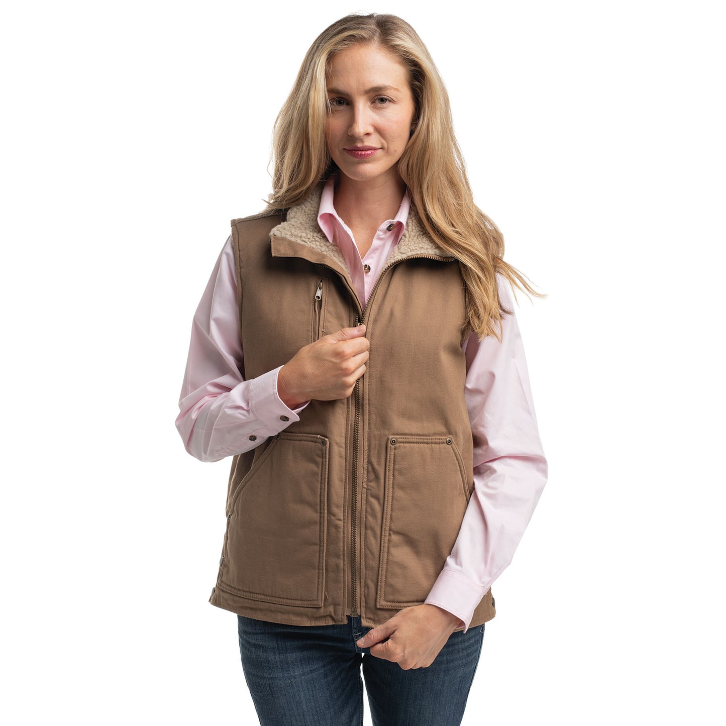 JUST COUNTRY UNISEX DIAMANTINA SHERPA VEST