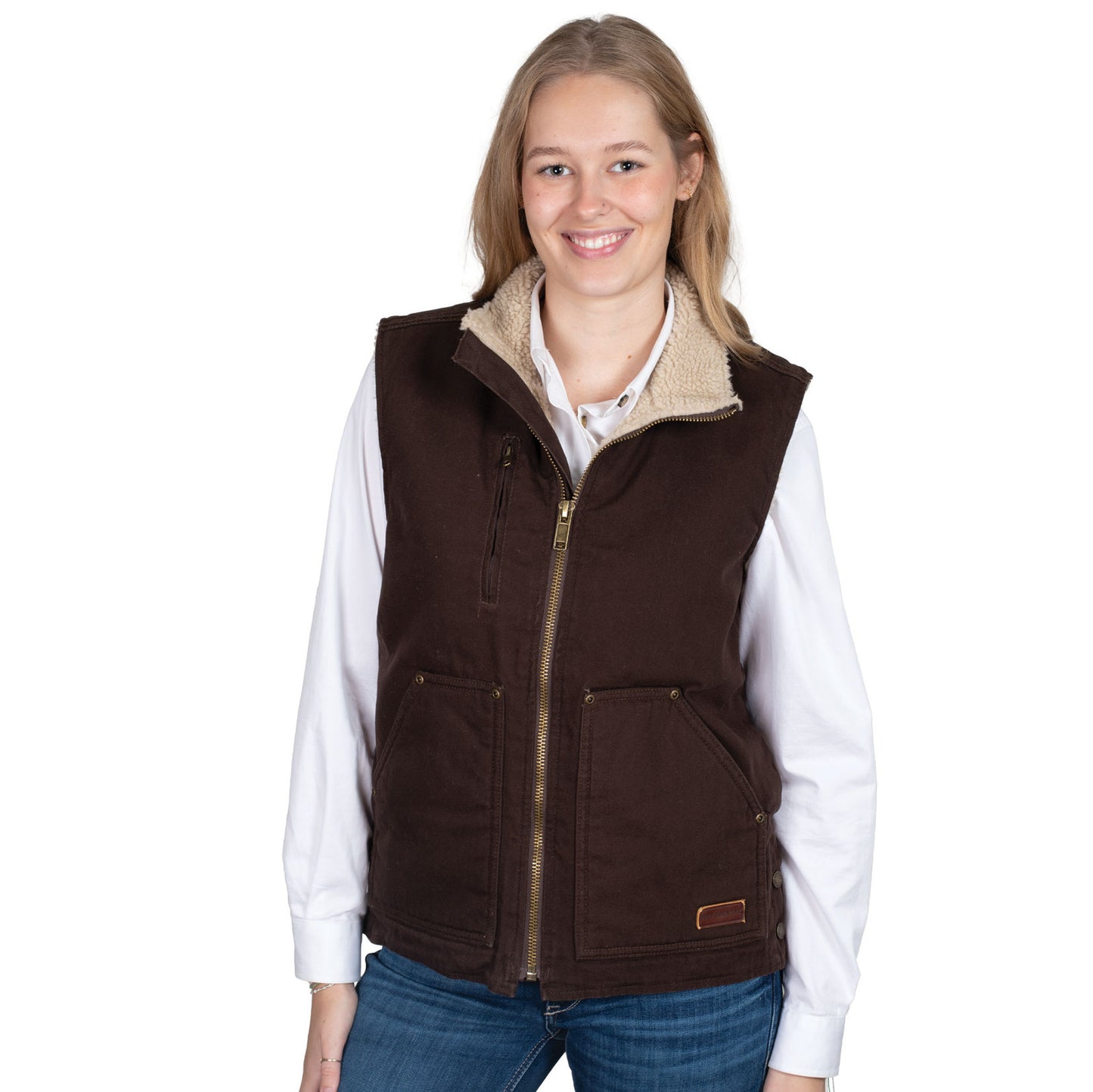JUST COUNTRY UNISEX DIAMANTINA SHERPA VEST