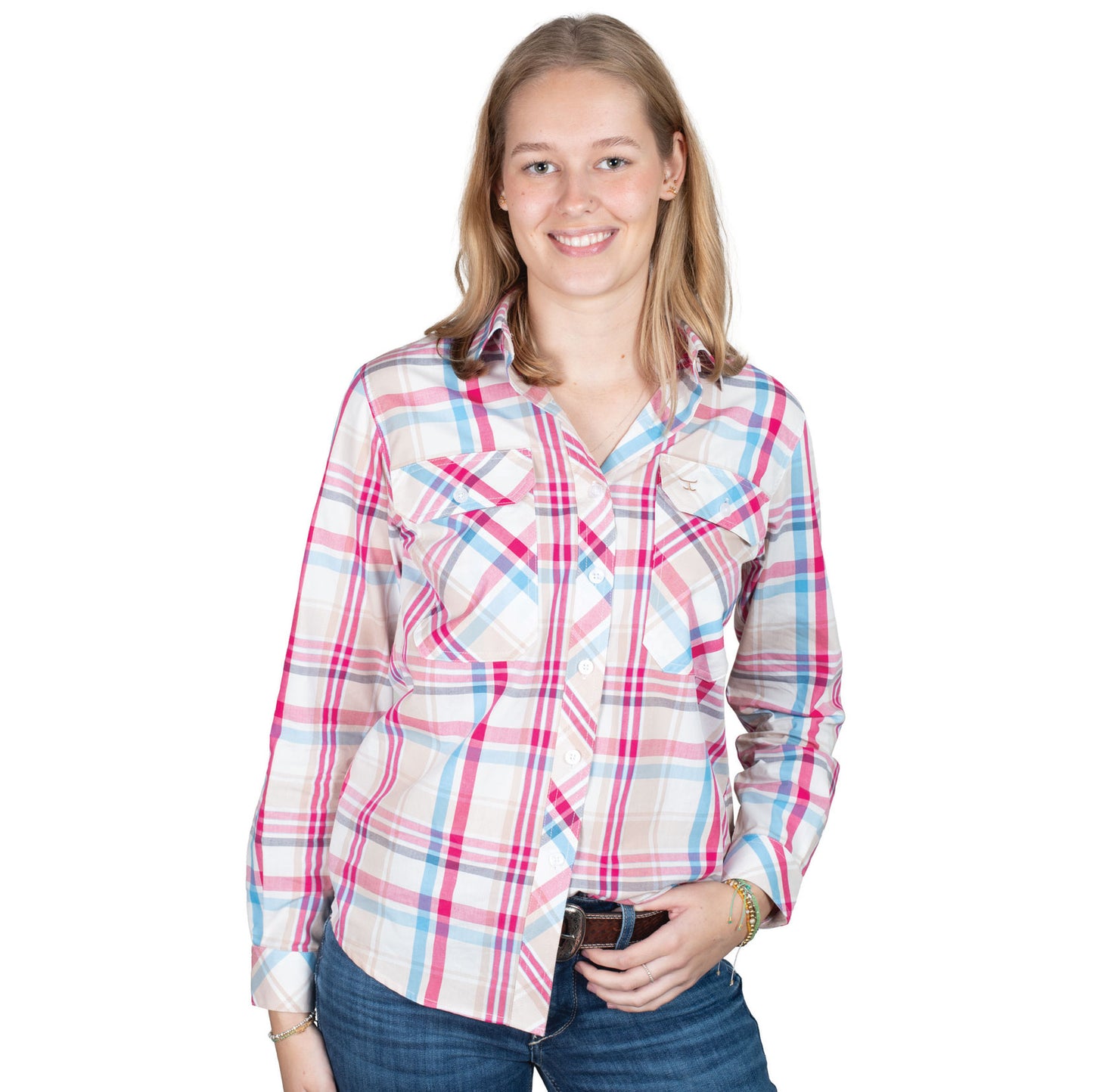 JUST COUNTRY WOMENS ABBEY SHIRT-Ranges Country