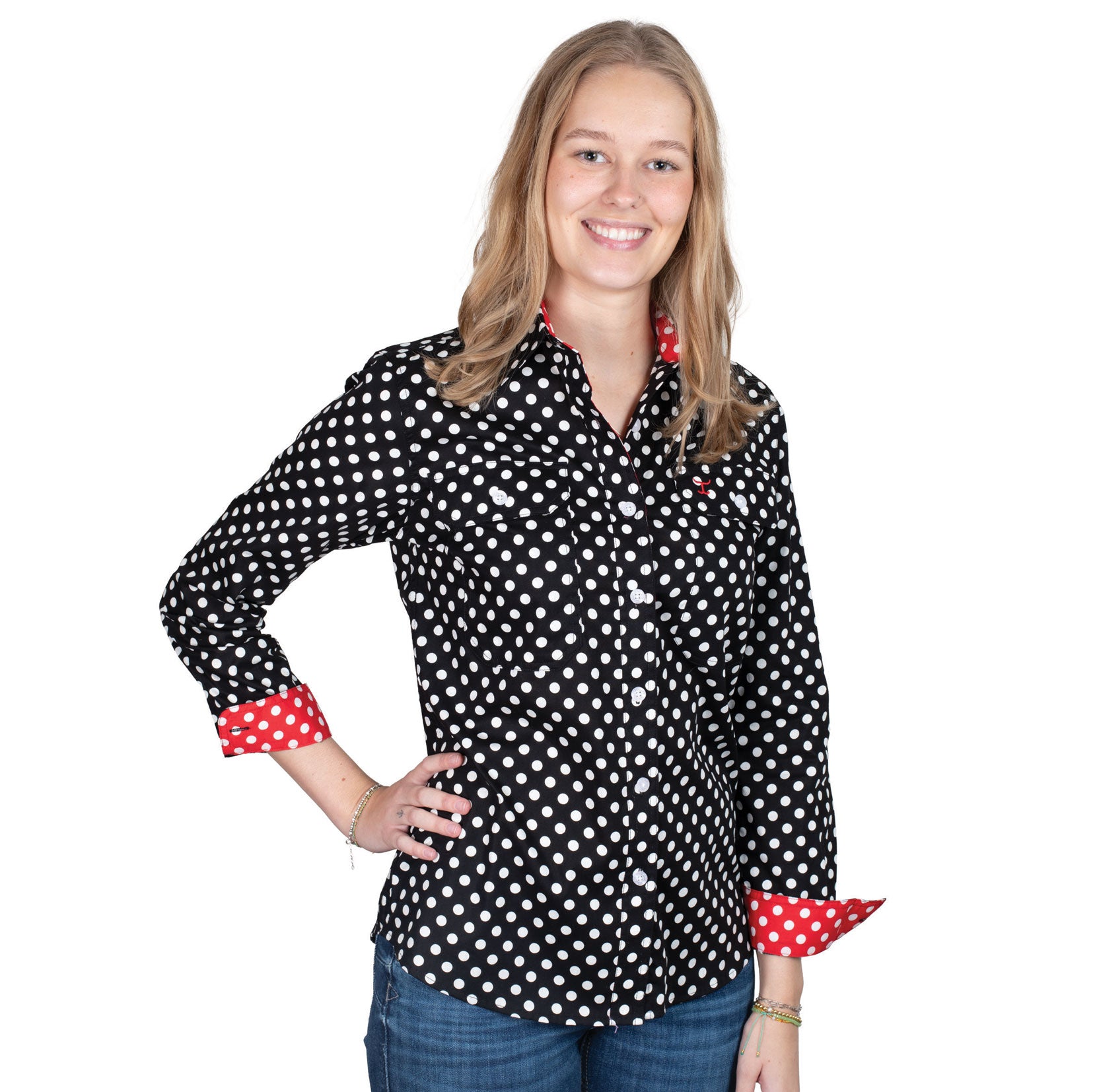 JUST COUNTRY WOMENS ABBEY SHIRT-Ranges Country