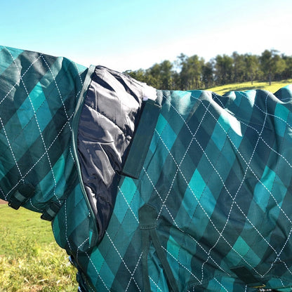 KOZY 1200D 200G DETACH-A-NECK EMERALD DIAMOND WINTER COMBO