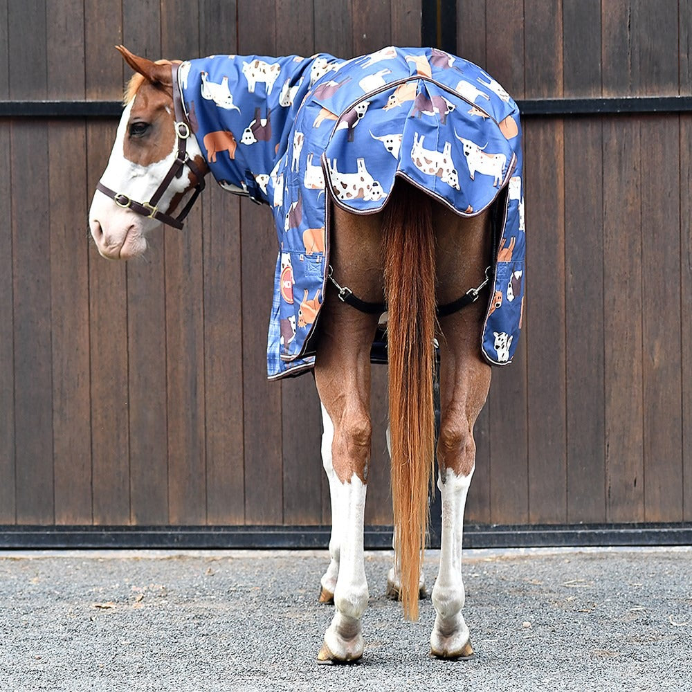 KOZY 1200D 200G NAVY COWS WINTER COMBO