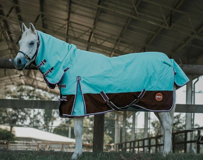 KOZY 1200D 200G TURQUOISE/CHOCOLATE WINTER COMBO