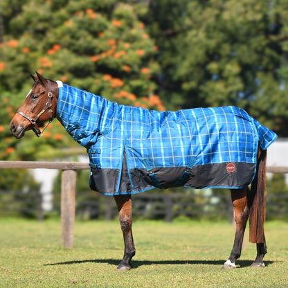 KOZY 1200D 250G BLUE TARTAN WINTER COMBO
