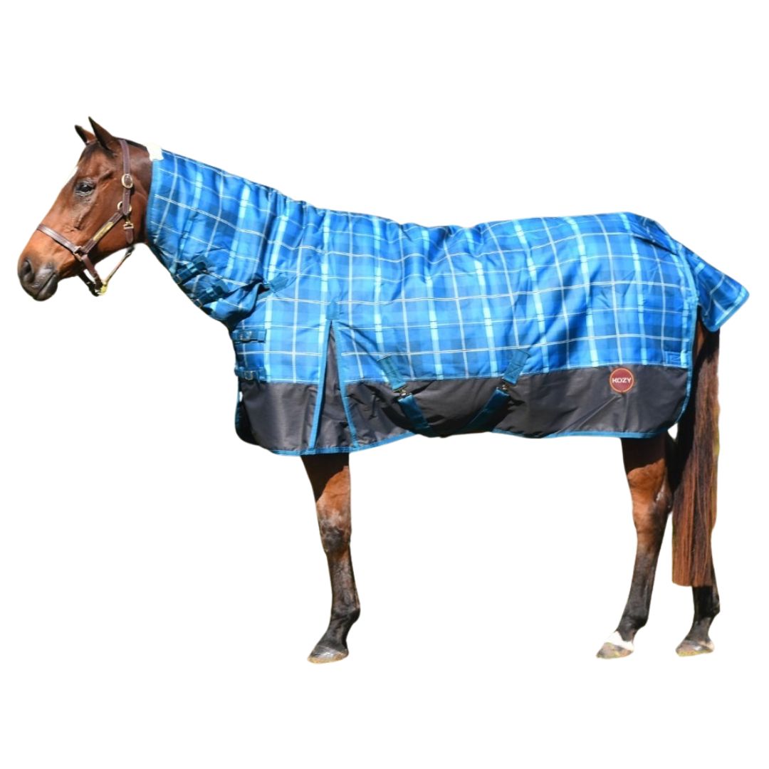 KOZY 1200D 250G BLUE TARTAN WINTER COMBO-Ranges Country