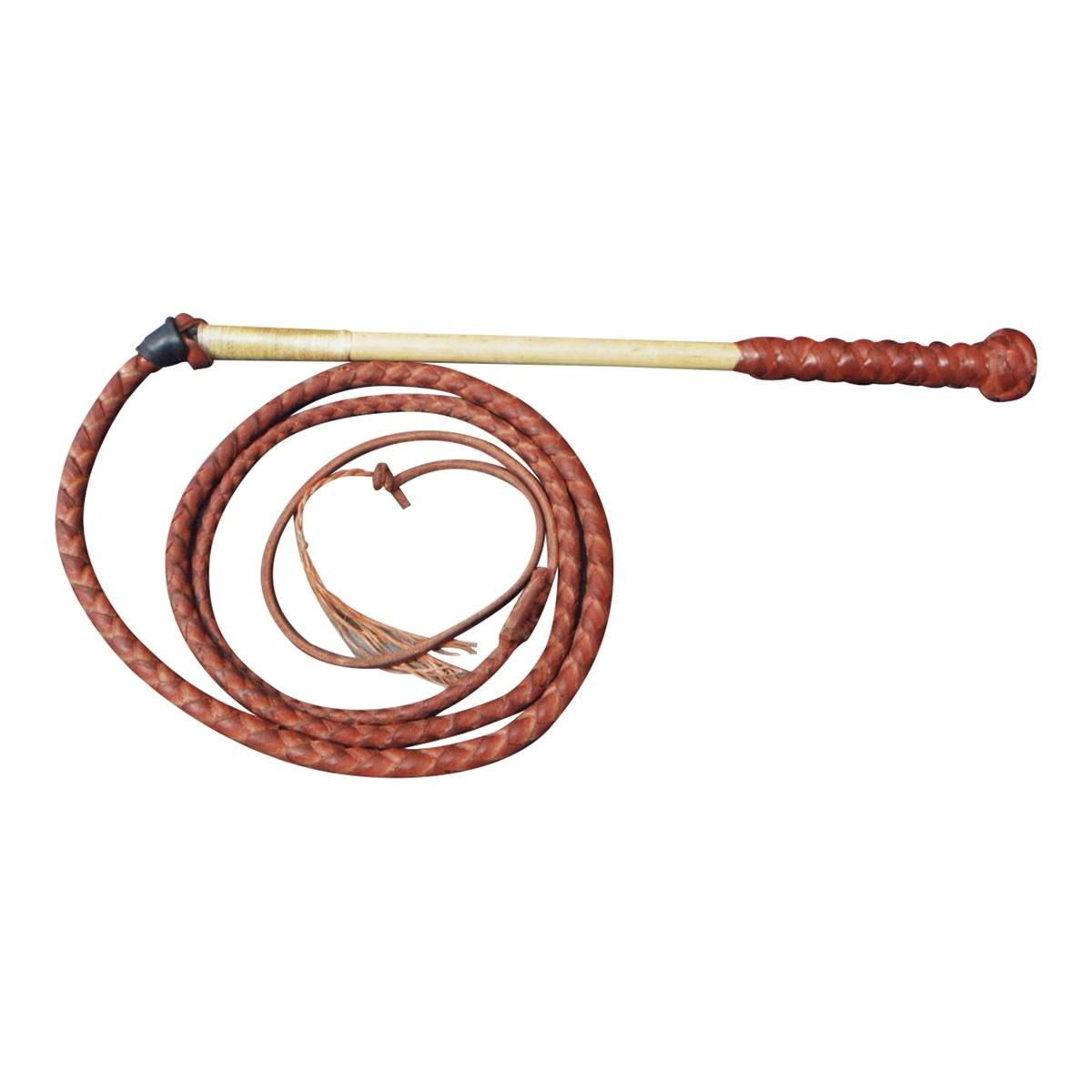MCALISTER KIDS 4 PLAIT CHROMEHIDE STOCKWHIP 3ft-Ranges Country