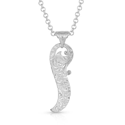 MONTANA CONNECTED FEATHERED FILIGREE NECKLACE