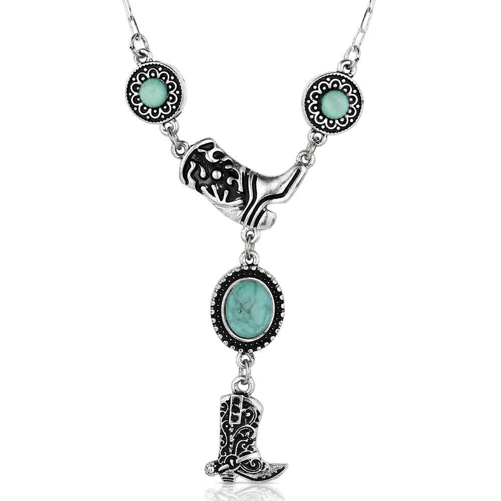 MONTANA DANCING SHOES NECKLACE-Ranges Country