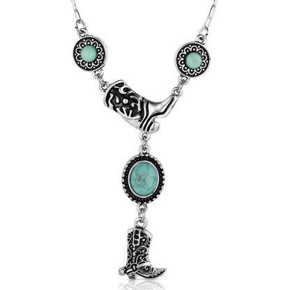 MONTANA DANCING SHOES NECKLACE-Ranges Country