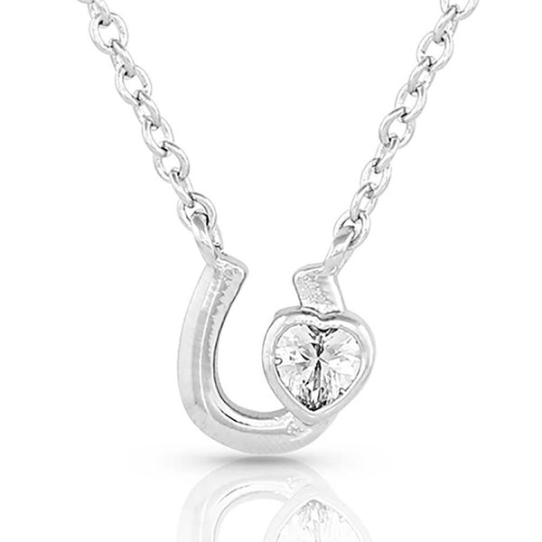 MONTANA LUCKY IN LOVE HORSESHOE NECKLACE-Ranges Country