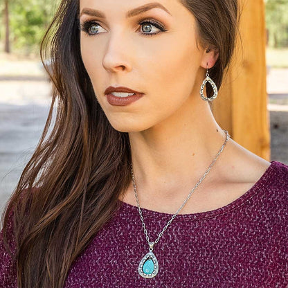 MONTANA ROAD RUNNER TURQUOISE JEWELLERY SET