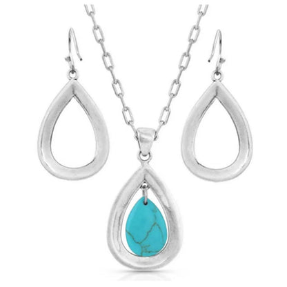 MONTANA ROAD RUNNER TURQUOISE JEWELLERY SET