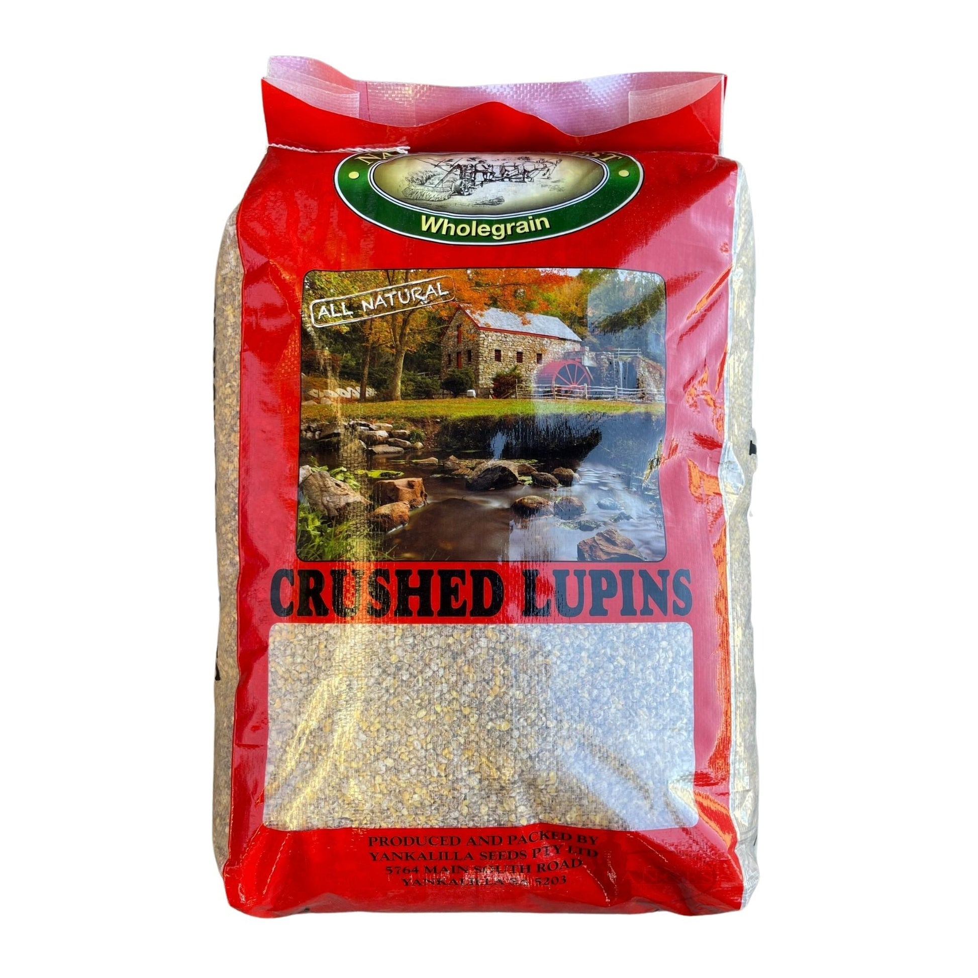 NATURES HARVEST CRACKED LUPINS 20KG-Ranges Country