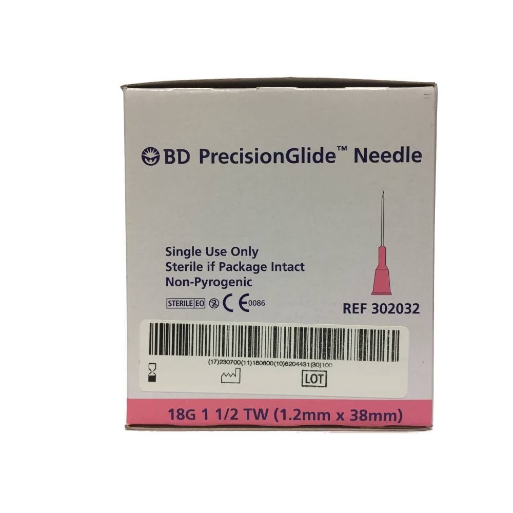 NEEDLE 18g  X 1.5in PINK (EACH)