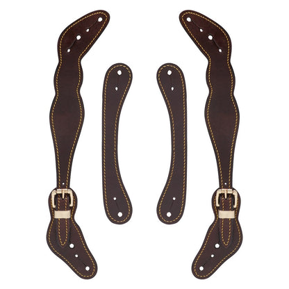 ORD RIVER FOUR STUD SPUR STRAPS-Ranges Country