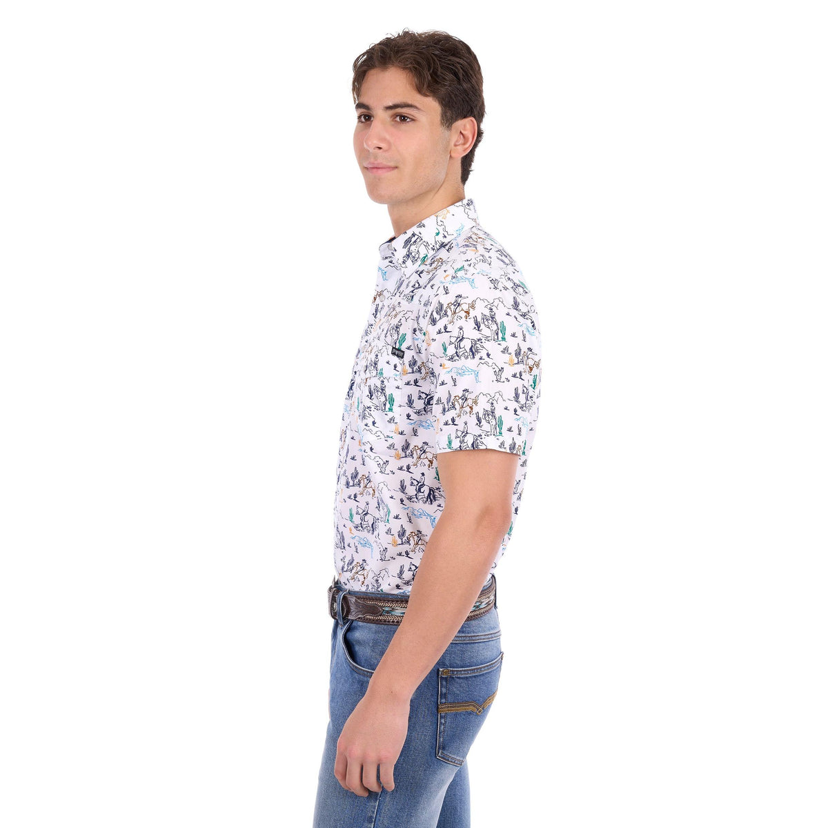PURE WESTERN MENS MIKE SHORT SLEEVE SHIRT