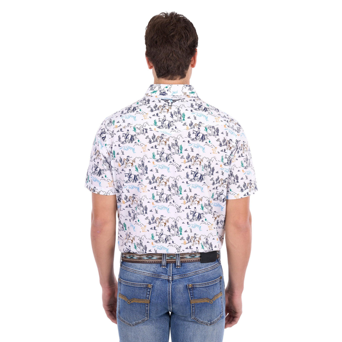 PURE WESTERN MENS MIKE SHORT SLEEVE SHIRT