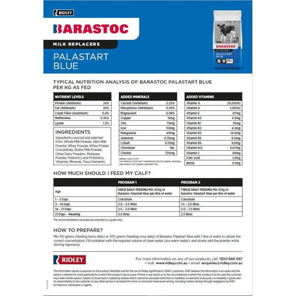 PALASTART BLUE CALF MILK 20KG