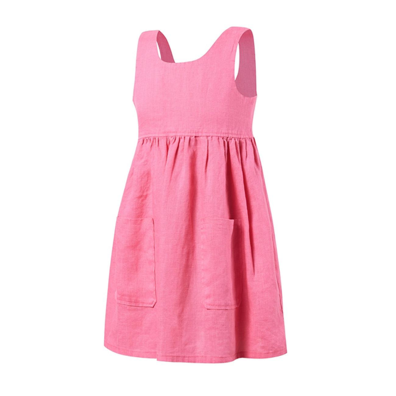 PILBARA KIDS LINEN SUNDRESS-Ranges Country