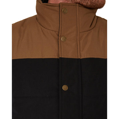 PILBARA MENS BLACK-WHISKY TWO TONE VEST