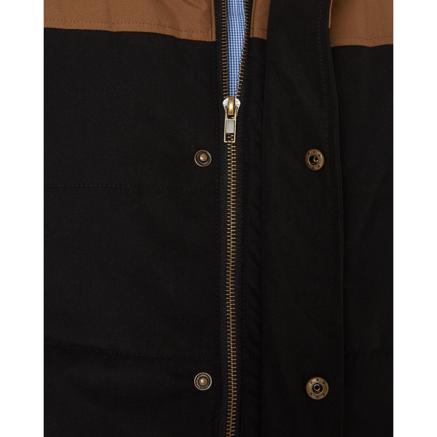PILBARA MENS BLACK-WHISKY TWO TONE VEST