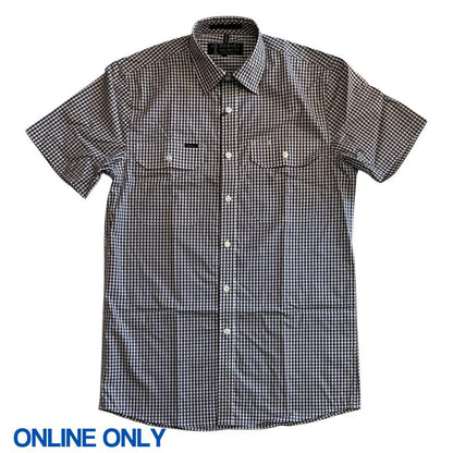 PILBARA MENS DUAL POCKET SHORT SLEEVE SHIRT-Ranges Country