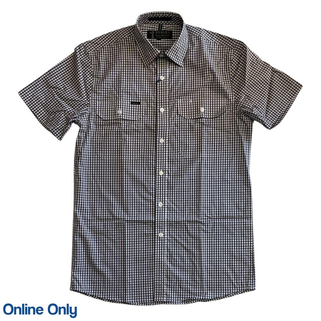 PILBARA MENS DUAL POCKET SHORT SLEEVE SHIRT – Ranges Country