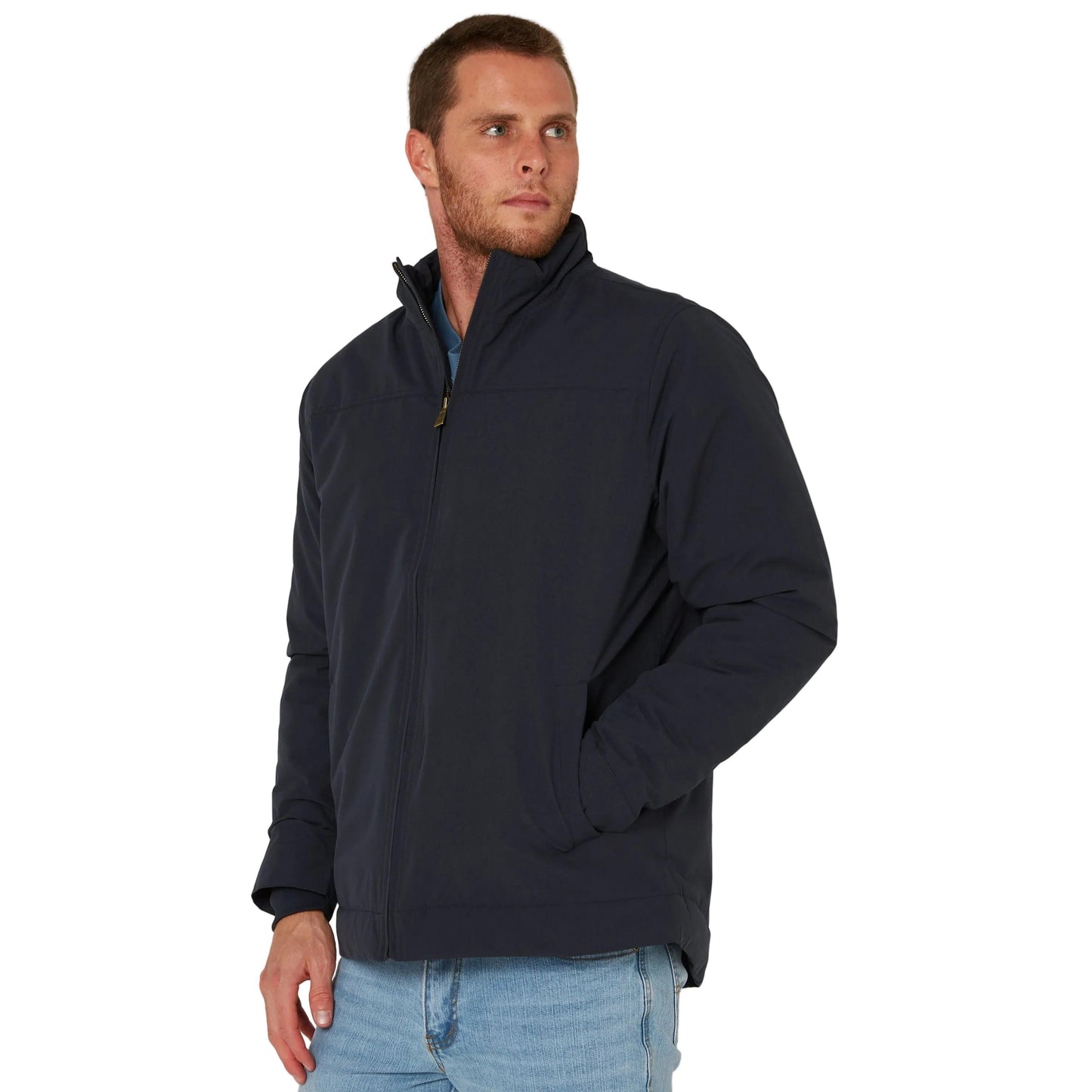 PILBARA MENS INK NAVY QUILTED JACKET