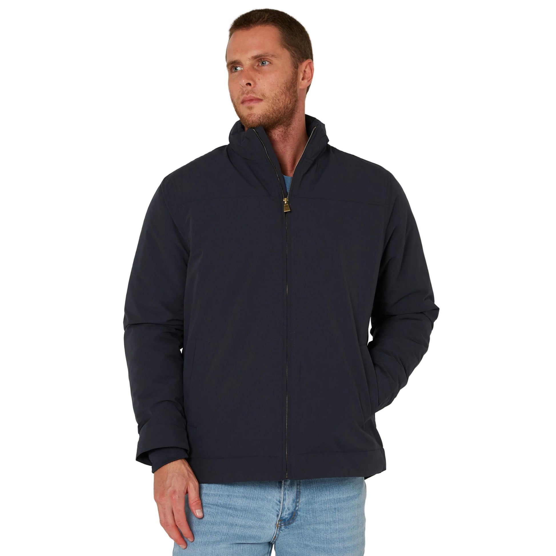 PILBARA MENS INK NAVY QUILTED JACKET-Ranges Country