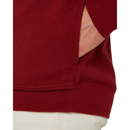 PILBARA MENS MERLOT CLASSIC 1/4 ZIP JUMPER
