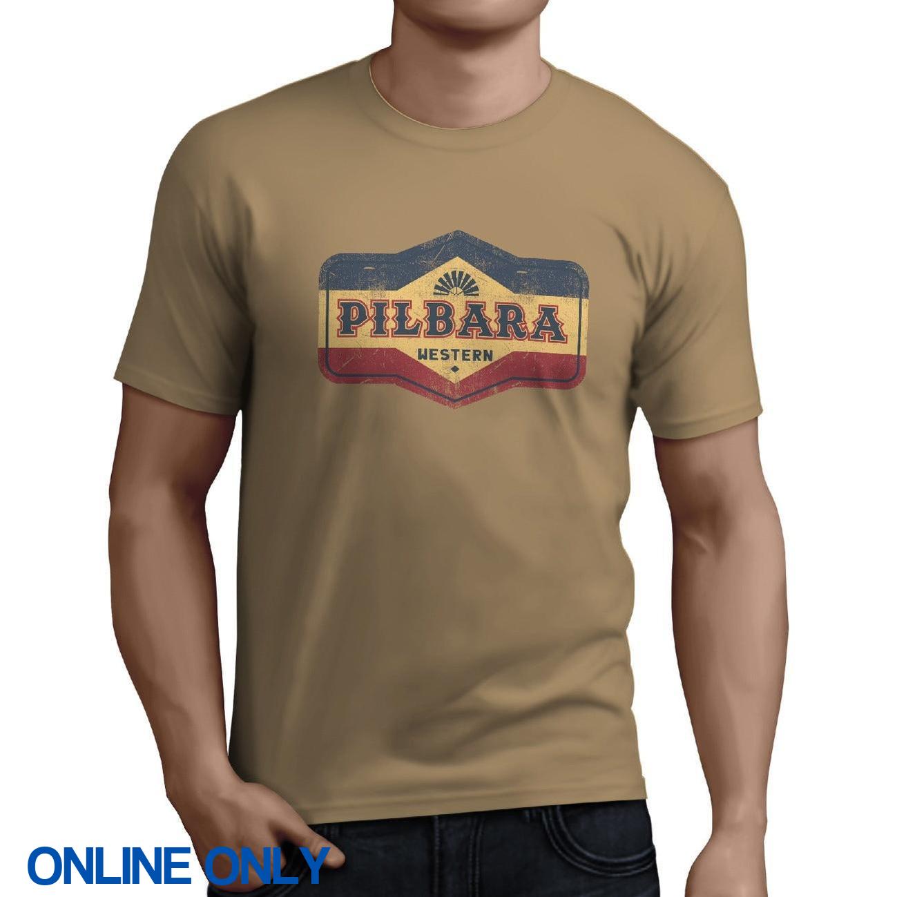 PILBARA MENS OIL CAN TEE-Ranges Country