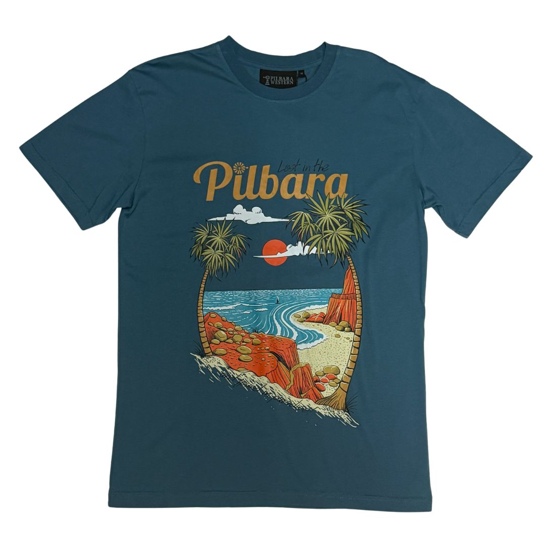 PILBARA MENS PARADISE TEE-Ranges Country