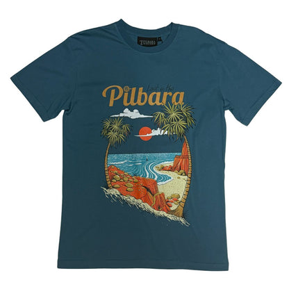 PILBARA MENS PARADISE TEE-Ranges Country