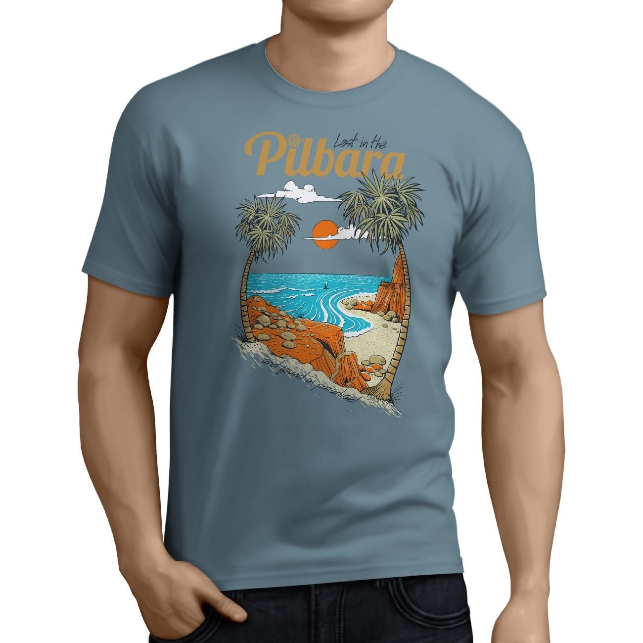 PILBARA MENS PARADISE TEE-Ranges Country