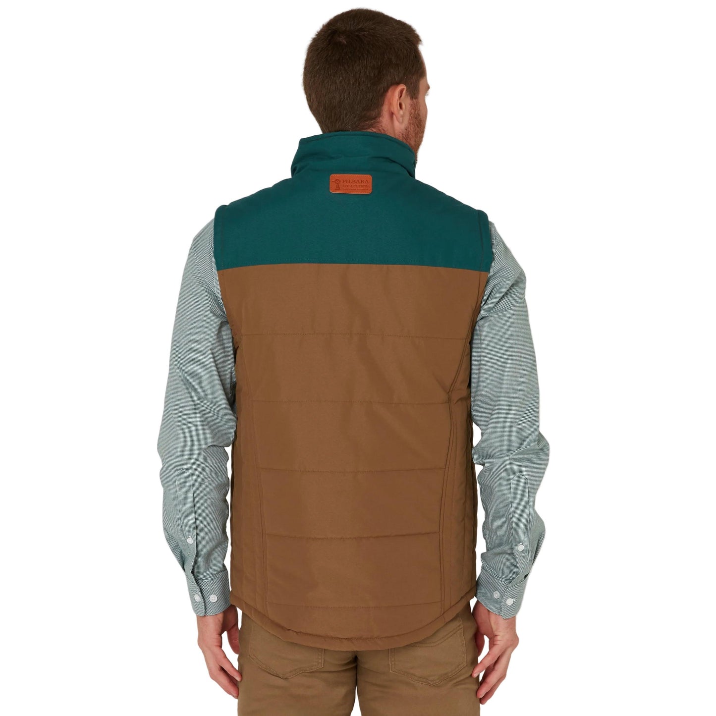 PILBARA MENS WHISKY-ALPINE TWO TONE VEST