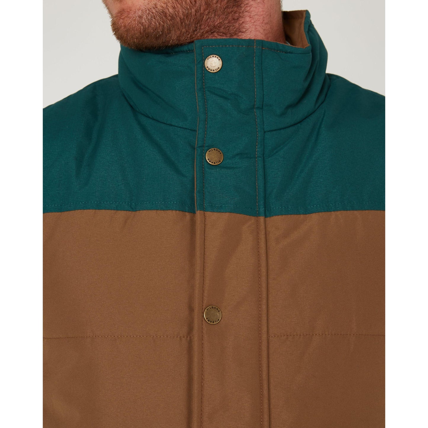 PILBARA MENS WHISKY-ALPINE TWO TONE VEST
