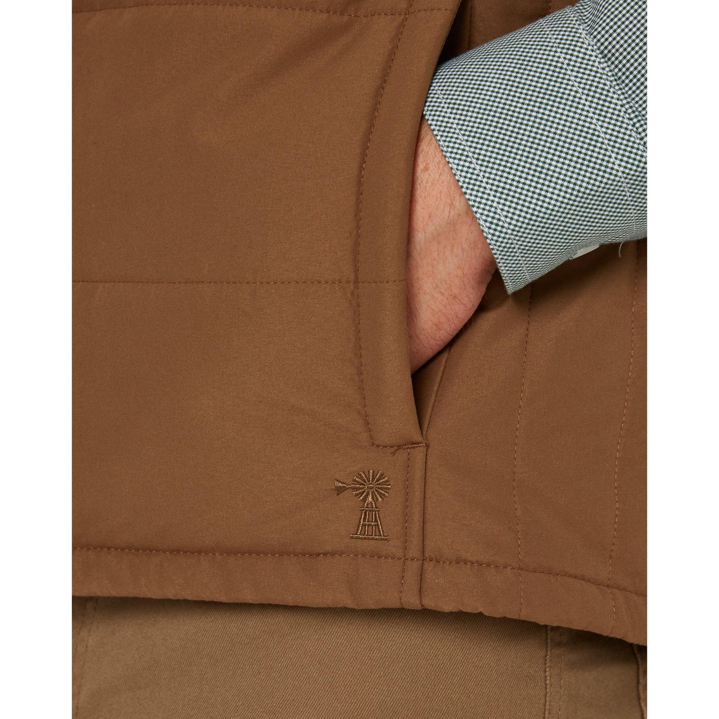 PILBARA MENS WHISKY-ALPINE TWO TONE VEST