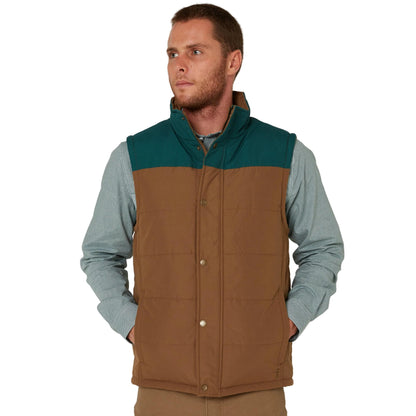 PILBARA MENS WHISKY-ALPINE TWO TONE VEST-Ranges Country